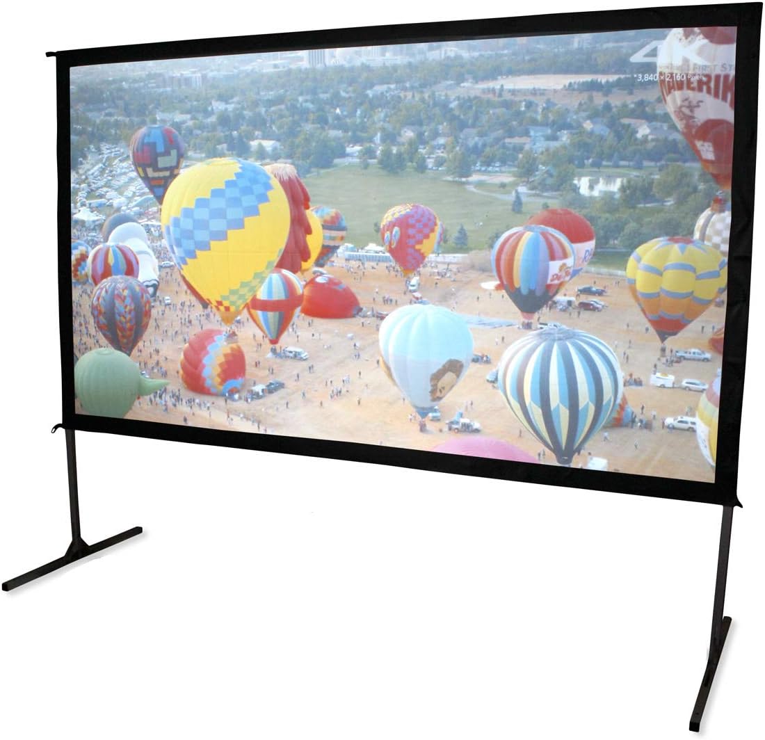 Elite Screens Yard Master 2 WraithVeil Projector Screen 180-INCH 16:9 Front and Rear 4K/8K Ultra HD Active 3D HDR Movie Screen, OMS180H2-DUAL