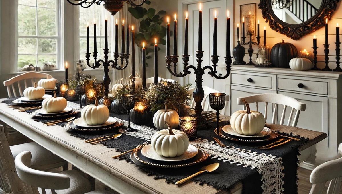 How to Create an Elegant Halloween Party Table at Home
