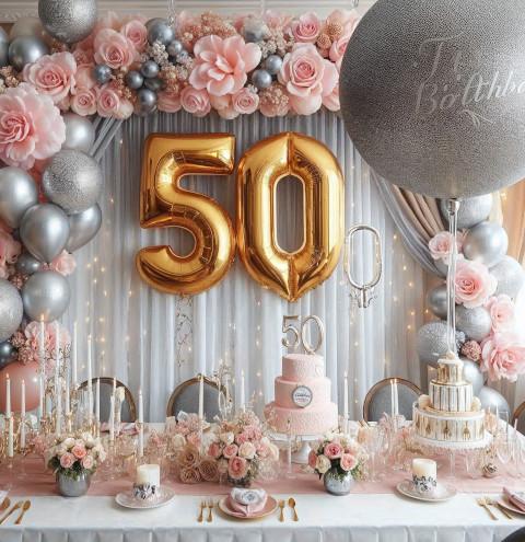 How to Plan an Unforgettable 50th Birthday Celebration 🎂✨🥂