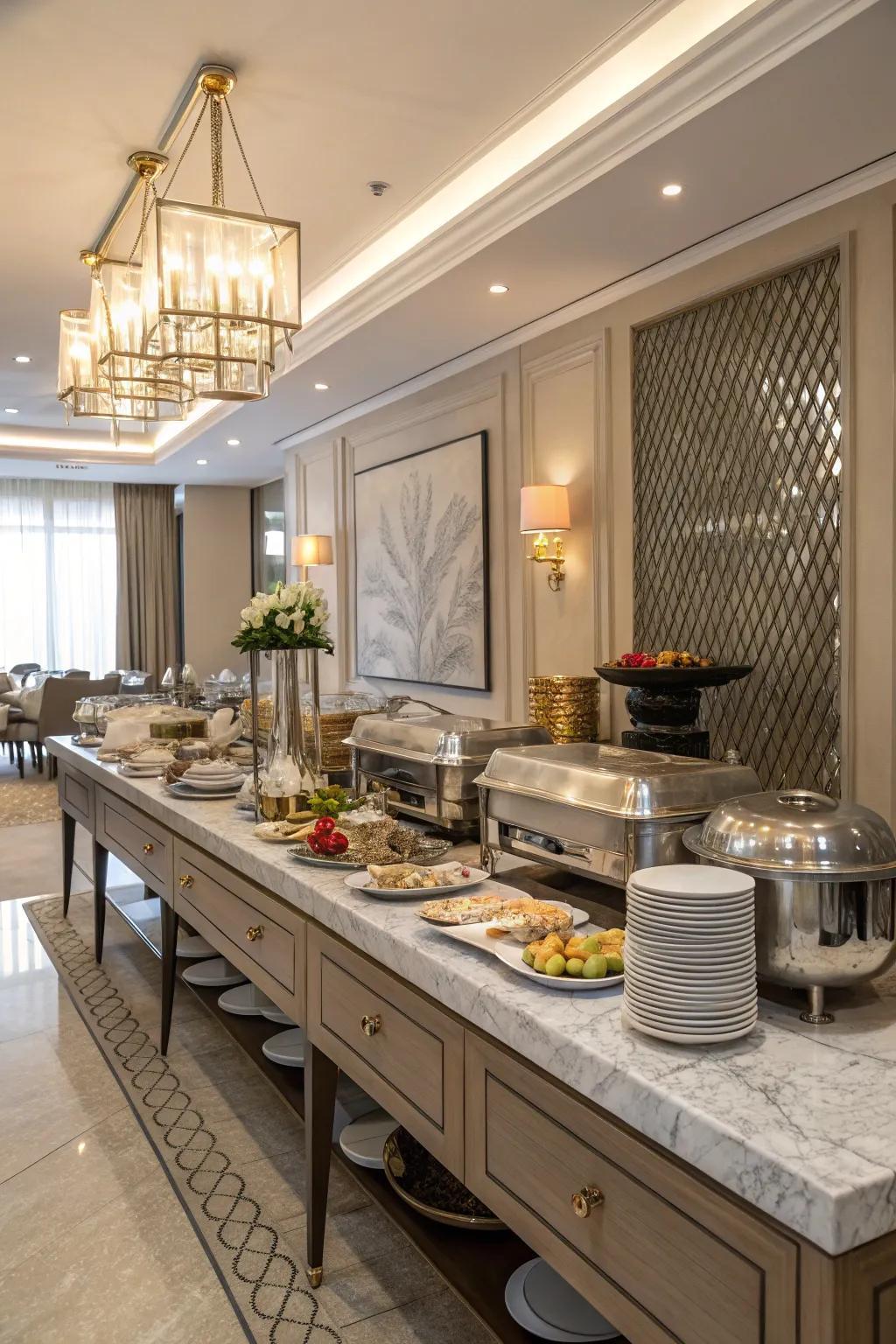 How to Design a Stunning Buffet Table That Guests Can't Resist