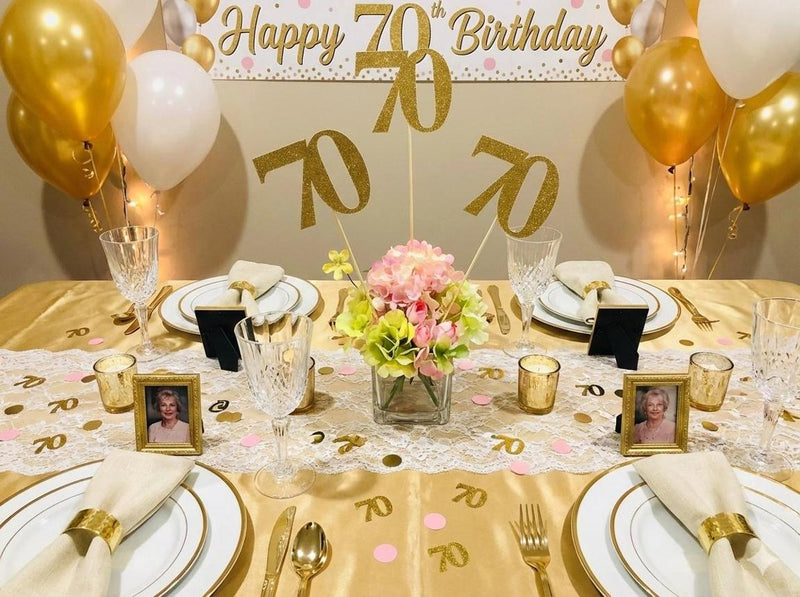 70th Birthday Party Ideas: Celebrating Seven Amazing Decades 🎂🎉✨