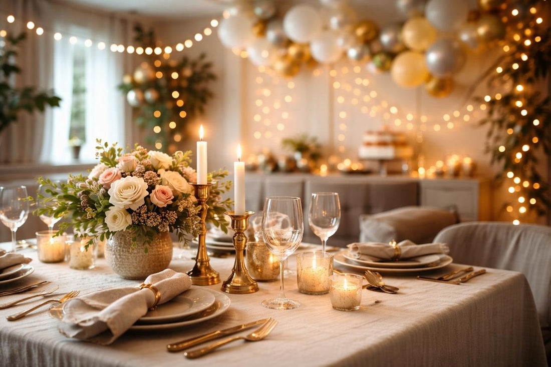 How to Create a Luxury Party Atmosphere Without Expensive Decorations ✨🕯️
