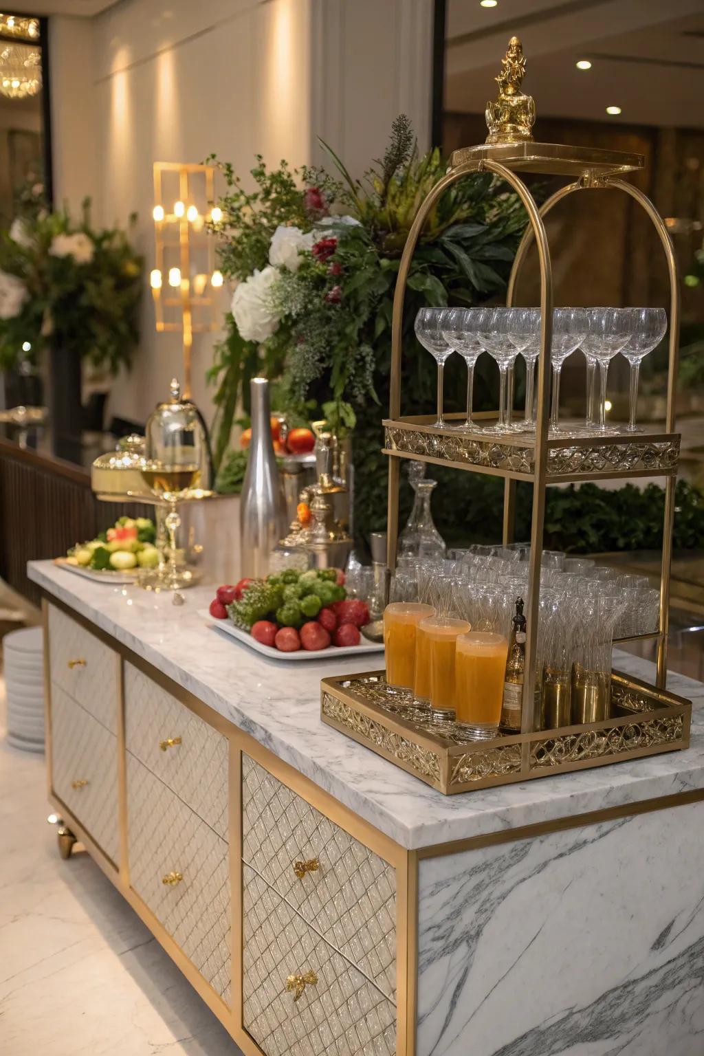 How to Set Up the Perfect Self-Serve Party Station Guests Will Love 🥂✨
