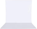 HEMMOTOP White Photo Backdrop, 6x9 ft White Background for Photography, Seamless Screen Backdrops for Photoshoot, Easter, Birthday Party, Video Recording, Photos, Projector (Backdrop only)