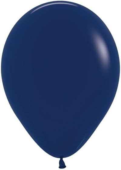 Fashion Navy Round Latex Balloon 5" | 50 balloons by Sempertex