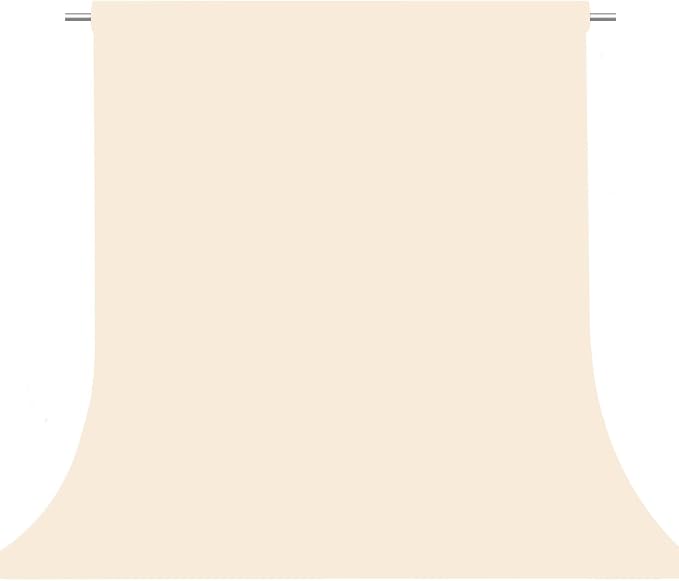 Cream Photography Backdrop for Photoshoot, Fabric 10x10ft | Versatile Studio by TERSUM