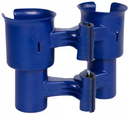 Patented Boat Cup Holder, Clamp on Portable Storage Caddy Securely Holds 2 - Image 8