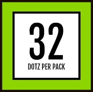 Golfdotz - USGA Rule Conforming Golf Ball Markers, Golf Ball Stickers for Marking Balls, No More Smearing from Stamps, Gifts for Golfers, Dads, and Retirees, (Emoji Collection; 24-32 Count)