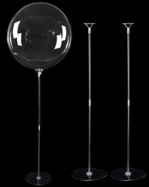 8 Set Balloon Stand Kit Balloon Table Desktop Stand Sticks Centerpieces Holder - Image 3