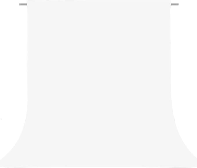 White Photography Backdrop for Photoshoot, Fabric 10x10ft | Versatile Studio by TERSUM