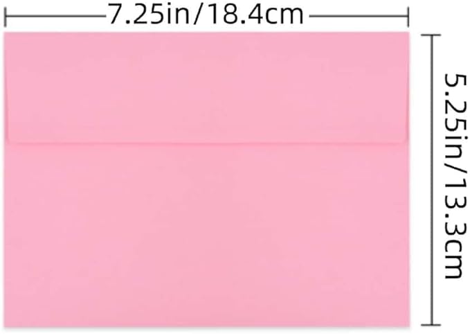 A7 Invitation Envelopes - Peel & Press - 24lb Heavy Duty Envelopes for Wedding Baby Shower Birthday Invitations - 5 1/4" x 7 1/4" (Pastel Blue, 100)