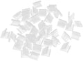 100Pcs Transparent Balloon V-shaped Clip Wedding Creative Balloon Clip Plastic by Unknown