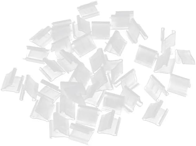 100Pcs Transparent Balloon V-shaped Clip Wedding Creative Balloon Clip Plastic by Unknown
