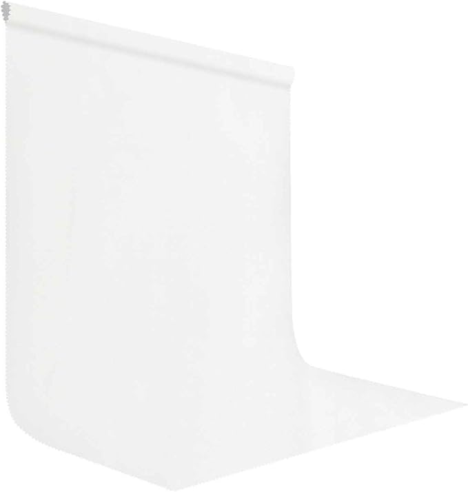 White Photo Backdrop for Photoshoot, Fabric 5x7ft | Polyester Studio by LYLYCTY