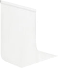 White Screen Backdrop for Photography 6x9ft Zoom Meeting, Game Live Steaming Photo Studio Shooting Props High Density Fabric Background