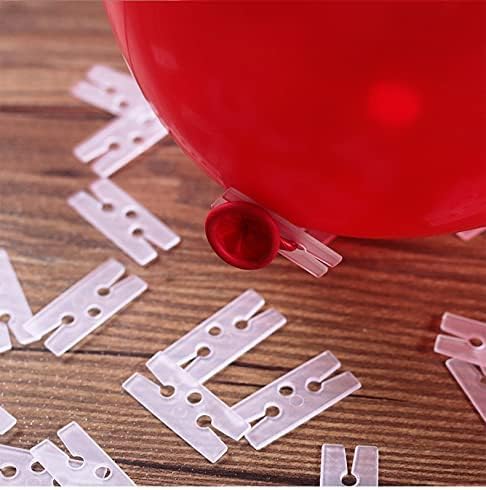 200pcs Plastic Balloon Clips Ties - Image 4