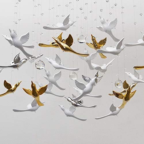 Creative Gold DIY Flying Bird Decorative Hanging Ornaments - Image 8