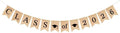 Burlap Class of 2026 Graduation Banner Decorations Congratulations Banners | No by SDKI