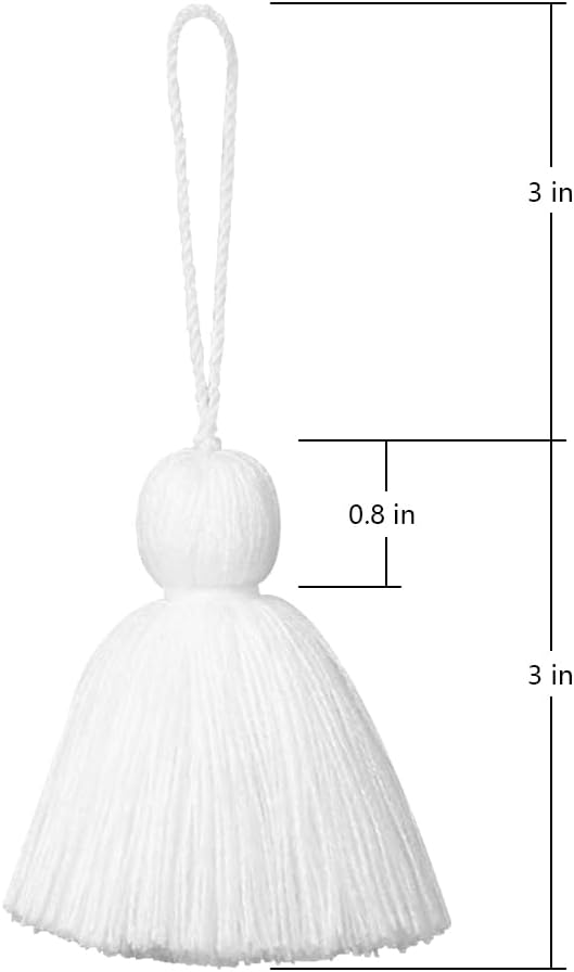 Big Size 4 PCS Tassels for Crafts, Handmade Hanging for Pillow Decor, Blanket - Image 4