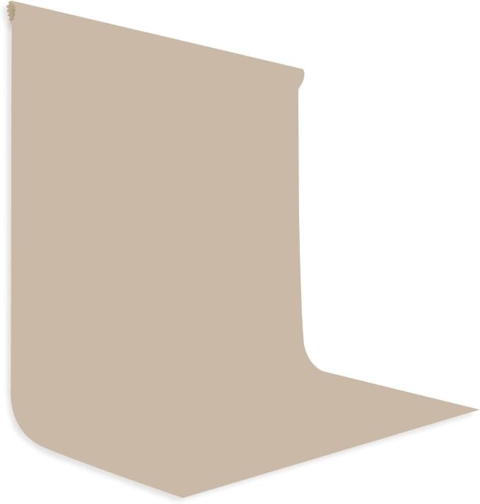 Beige Photography Backdrop for Photoshoot, Fabric 6x9ft | Polyester Studio by LYLYCTY