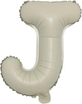 16 inch Cream Letter A to Z Alphabet Number 0-9 Foil Balloons Letter Birthday by RUIANSI