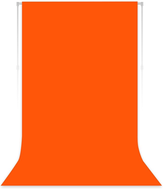 Orange Photography Backdrop for Photoshoot, 3x5ft | Versatile Studio Photo by LYLYCTY