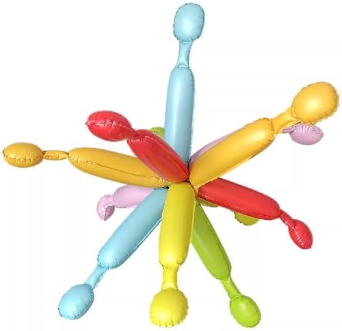 Colorful Explosion Star Balloons Holographic Balloons Star Burst Sparkly - Image 3
