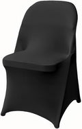 30 Pcs Black Folding Chair Cover Washable Removable Universal Fitted Chair by Unknown