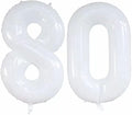 Number 80 Balloons for 80th Birthday Party Decorations, 42 Inch Jumbo Foil by GOER