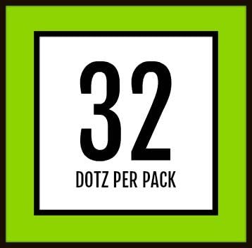 Golfdotz - USGA Rule Conforming Golf Ball Markers, Golf Ball Stickers for Marking Balls, No More Smearing from Stamps, Gifts for Golfers, Dads, and Retirees, (Emoji Collection; 24-32 Count)