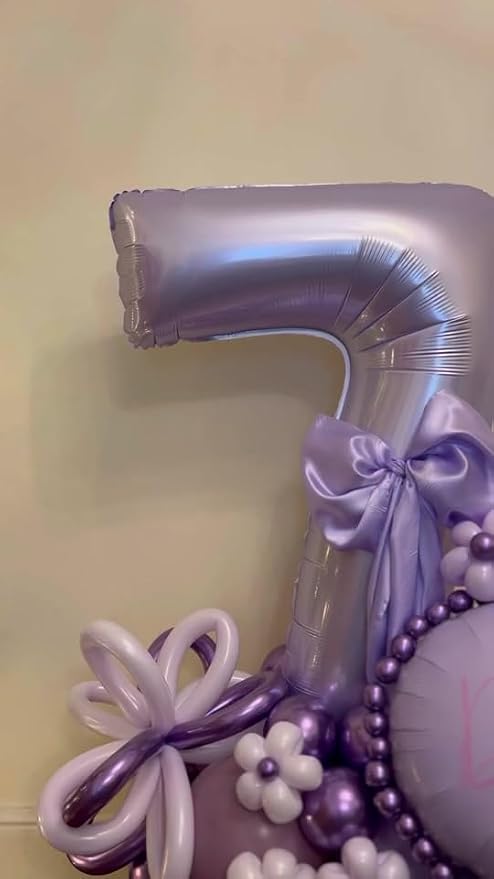 Light Purple 7 Balloon - Image 2
