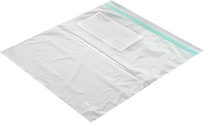 Restaurantware Bag Tek 1 Gallon Storage Zip Bags 25 Disposable Zipper Pouch Bags - Image 11