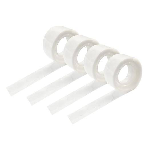 400 PCS Clear Removable Glue Point Double Sided, Glue Point Dots by HANWER