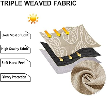 DWCN Ombre Blackout Curtains for Living Room - Image 6