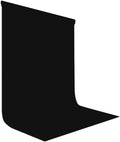 Black Photography Backdrop for Photoshoot, Fabric 6x9ft | Polyester Studio by LYLYCTY