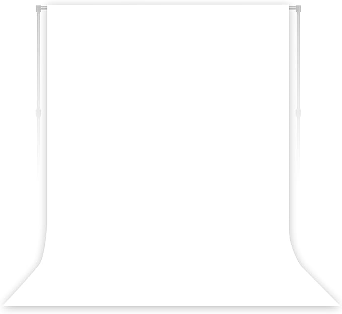 White Photography Backdrop for Photoshoot, 7x10 FT | Versatile Studio Photo by LYLYCTY