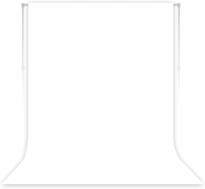 White Photography Backdrop for Photoshoot, 5x7 FT | Versatile Studio Photo by LYLYCTY