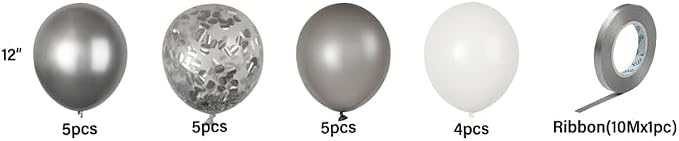 Balloonify 12 Inch Confetti Balloons, 19 Party Balloons - Image 8