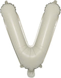 16 inch Cream Letter A to Z Alphabet Number 0-9 Foil Balloons Letter Birthday by RUIANSI