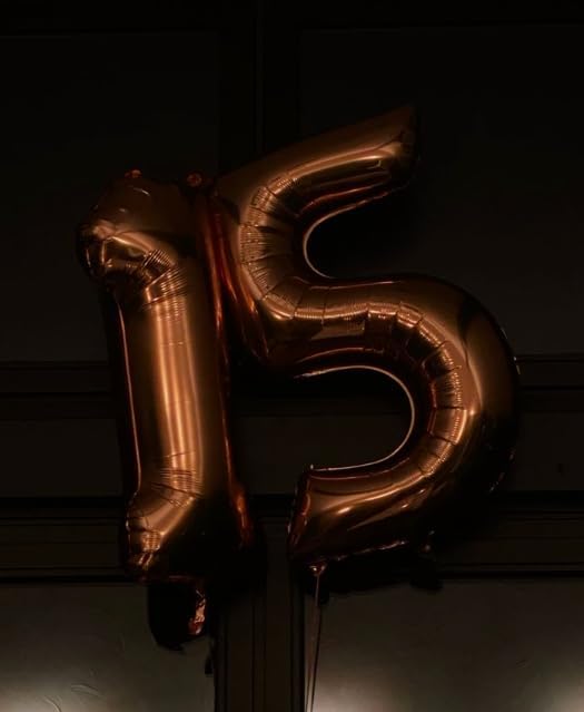 Dark Brown Number 3 Balloon 40 inch, 3rd Birthday Party Balloons Decorations | - Image 6