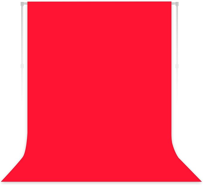 Red Photography Backdrop for Photoshoot, 7x10 FT | Versatile Studio Photo by LYLYCTY