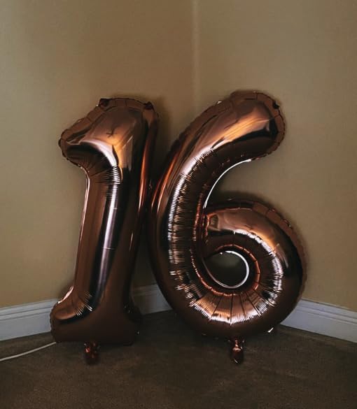 Dark Brown Number 0 Balloon 40 inch, 0th Birthday Party Balloons Decorations | - Image 5