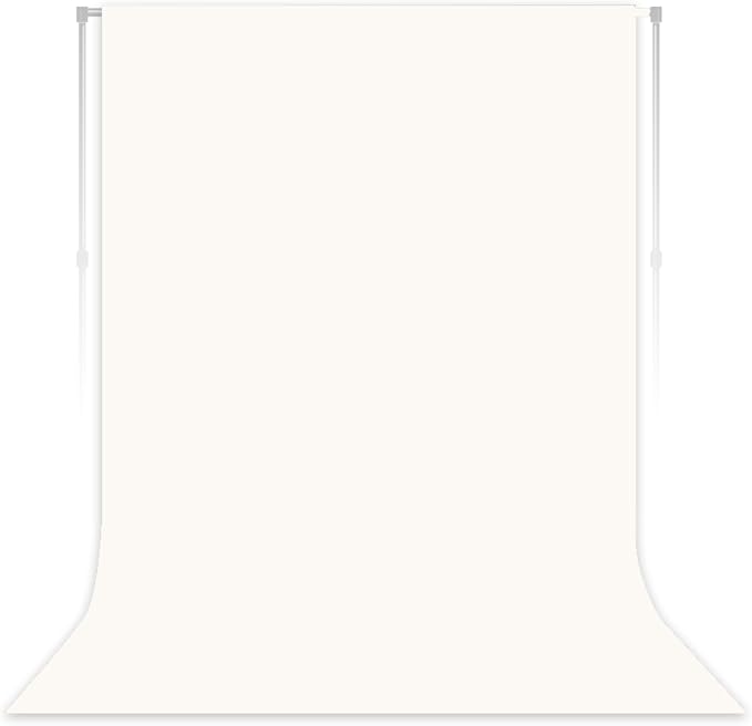 Ivory Photography Backdrop for Photoshoot, 10x10 FT | Versatile Studio Photo by LYLYCTY