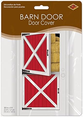 Beistle 54663 Barn Door Cover, 30-Inch by 5-Feet, Multicolor - Image 5