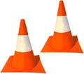 Traffic Cone Costume Hat Adult Halloween Construction Orange Traffic Cone Hat by Unknown