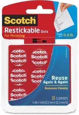 Scotch Restickable Dots, Remove Cleanly, Mount Objects on Stainless Steel - Image 2