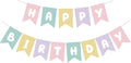 ZHENGYE Macaron Happy Birthday Banner Sign Party Decoration by ZHENGYE