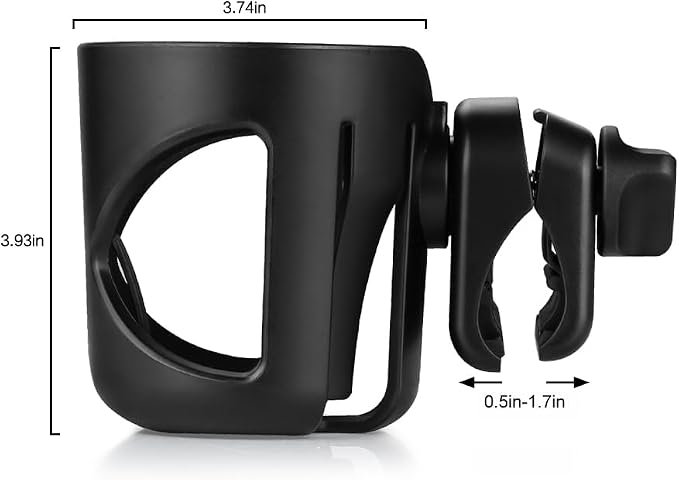 Accmor Stroller Cup Holder, Walker Wheelchair Bike Drinks Holder | Universal - Image 7