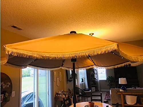 FQTANJU 3 Yards 14cm Wide Tassel Trim, Cotton Tassel Fringe Boho Macrame Tassel - Image 6