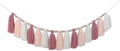 DrCor Blush Pink Tassel Garland – Boho Classroom Decor | by DrCorDreamingDecor